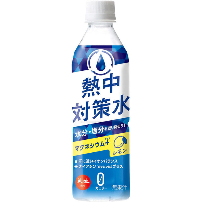 天塩使用　熱中対策水　レモン500ml