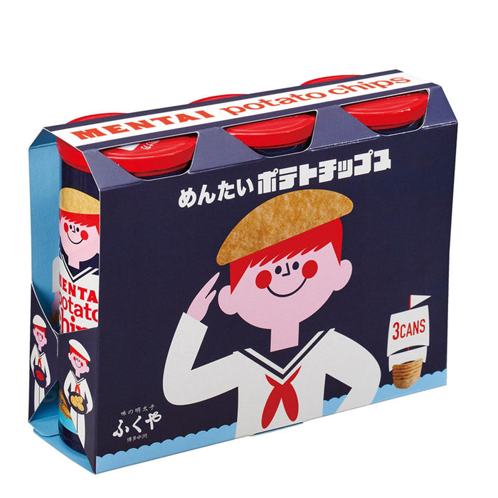 ふくや　めんたいポテトチップス３本セット