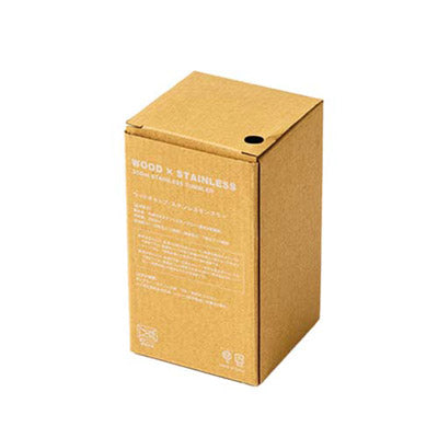 ウッドキャップステンレスタンブラー(350ml)(黒)