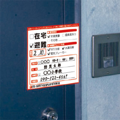 ETS-SAFETY DISPLAY STICKER シールタイプ100枚