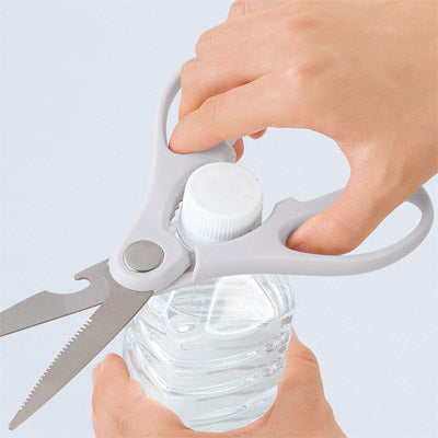 マグネットケース付き4WAYキッチンハサミ