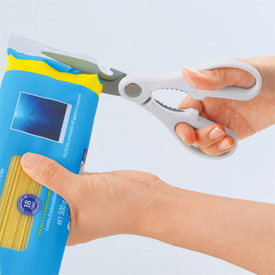 マグネットケース付き4WAYキッチンハサミ