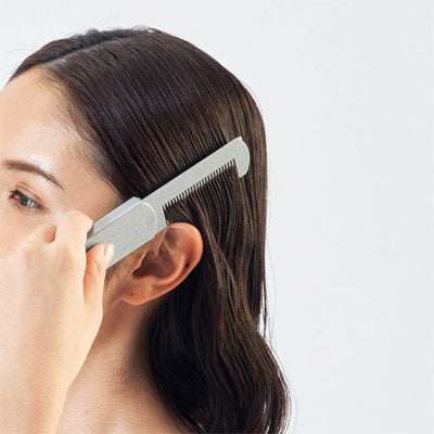 ポータブルミラー＆コーム（ストローファイバー配合）