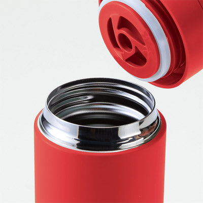 セルトナ・真空ステンレスボトル（ストッパー付き）（ピュアレッド）