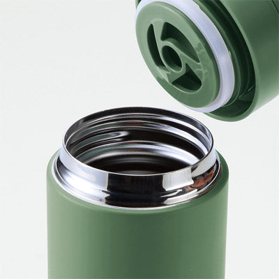 セルトナ・真空ステンレスボトル（ストッパー付き）（カーキ）