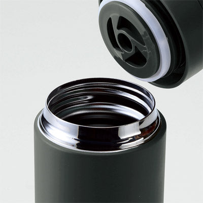 セルトナ・真空ステンレスボトル（ストッパー付き）（スモークブラック）