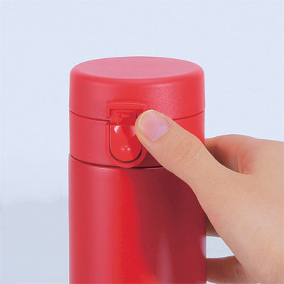 セルトナ・ワンタッチ式真空ステンレスボトル（ピュアレッド）