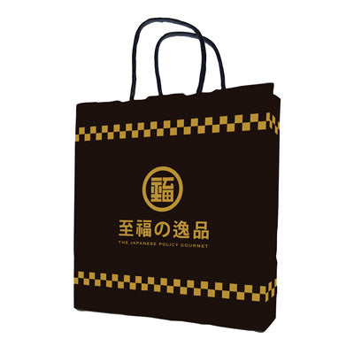 至福の逸品　木箱入り讃岐うどん８束　紙袋付き