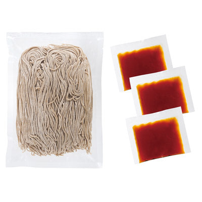 至福の逸品　かつお風味つゆの生そば３食組
