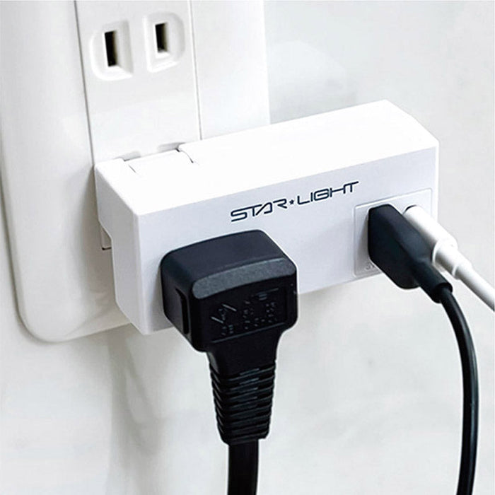 小型モバイルUSB電源タップ