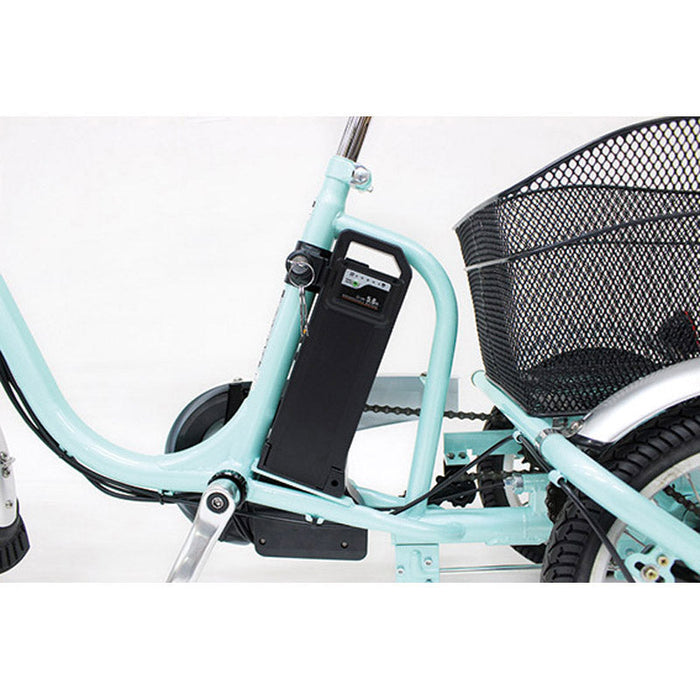 ACTIVEPLUS(アクティブプラス)ノーパンク ロータイプ電動アシスト三輪自転車
