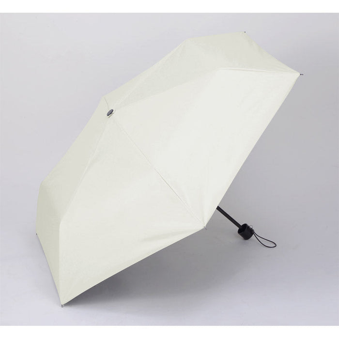 ベーシック男女兼用晴雨兼用折りたたみ傘（オフホワイト）