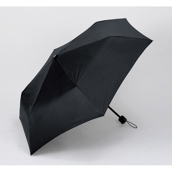 ベーシック男女兼用晴雨兼用折りたたみ傘（ブラック）