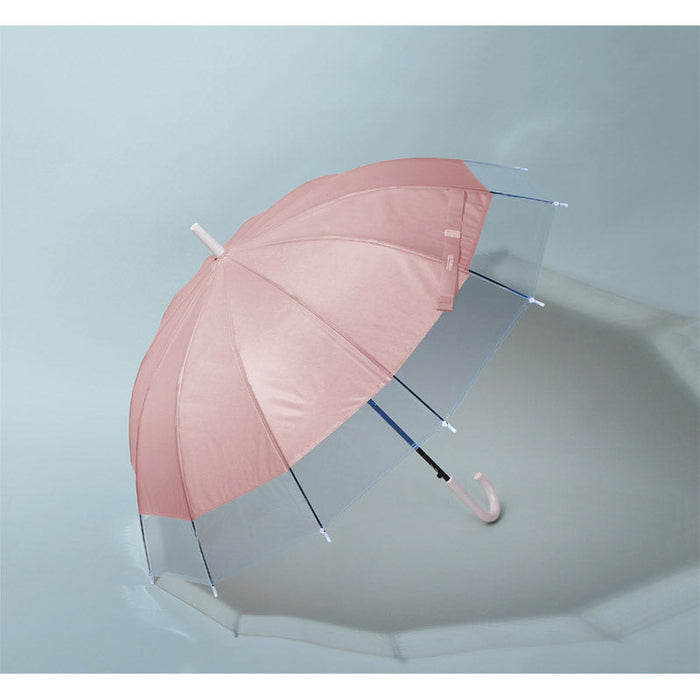 ジェムブレラ12本骨ジャンプ傘（ピンク）