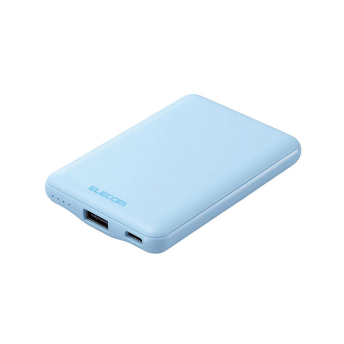 エレコム・モバイルバッテリーDE-C45-5000（ブルー）