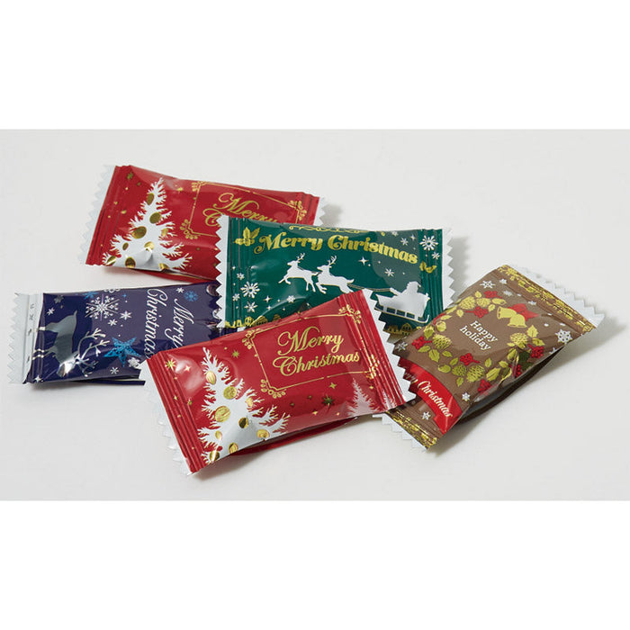 クリスマス・オーナメントケース（キャンディ5粒入・シール付）