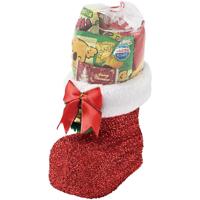 クリスマス・ラメブーツ（大）お菓子入