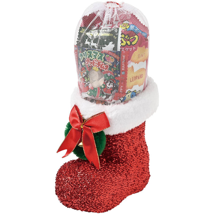 クリスマス・ラメブーツ（中）お菓子入