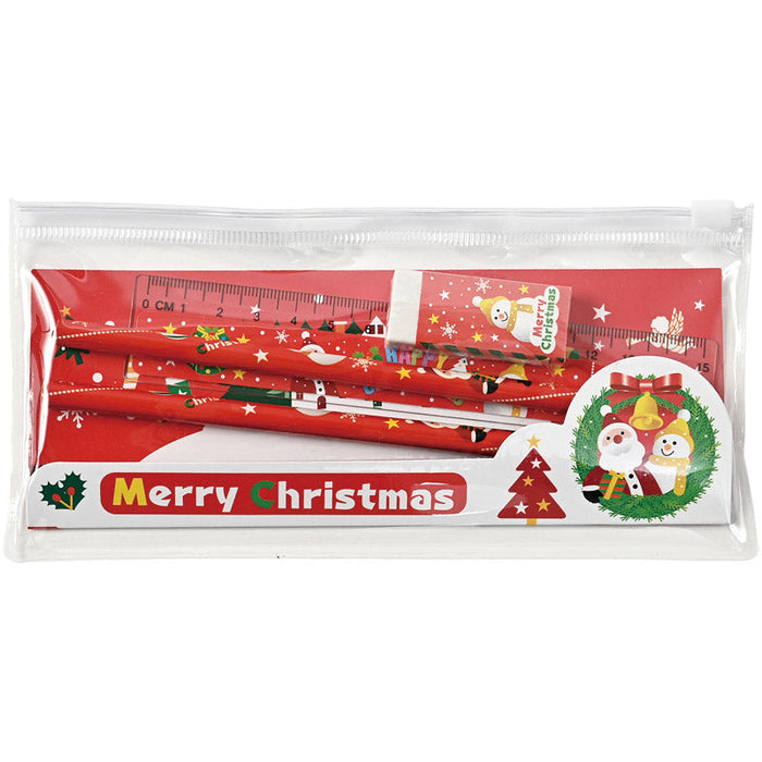 Ｘｍａｓステーショナリーセット（ポーチ付）
