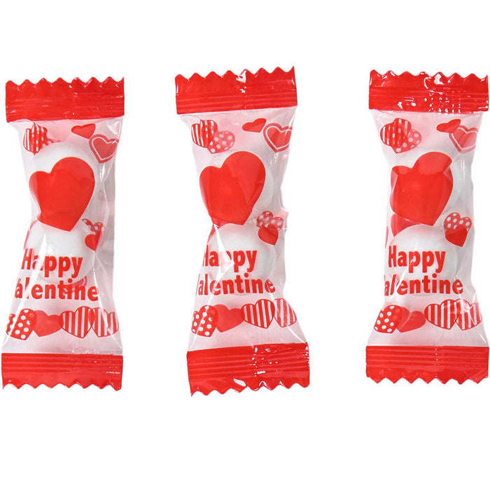バレンタイン・リボンレース柄（チョコレートボール3包入・シール付）
