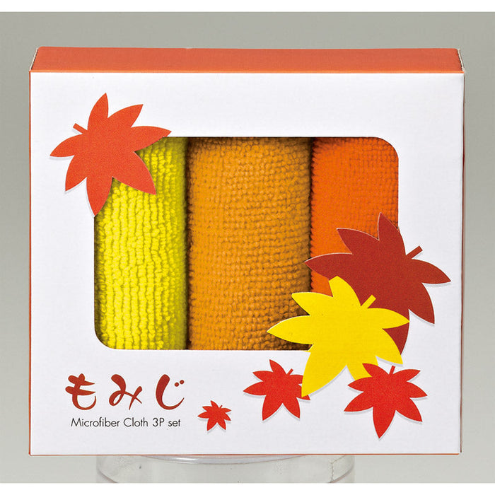 もみじマイクロファイバークロス（3枚セット）