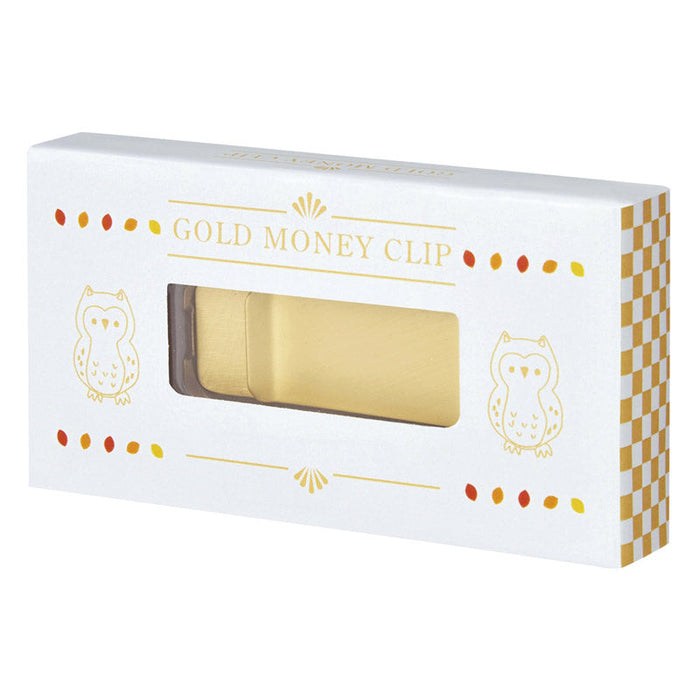金色のマネークリップ