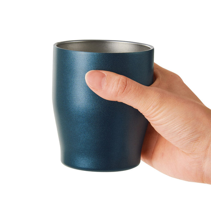真空ステンレスカラータンブラー３５０ｍｌ（ネイビー）