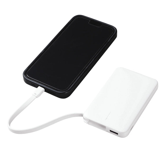 リン酸鉄急速充電モバイルバッテリー5000（ホワイト）