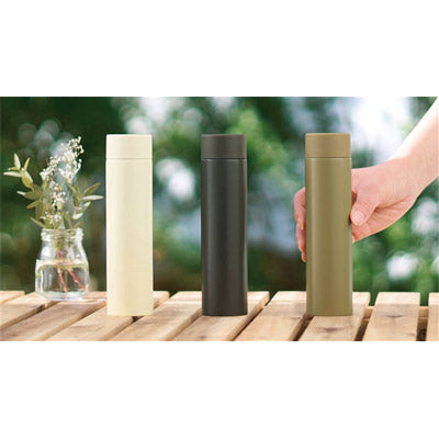 真空ステンレスサーマルスティックボトル１８０ｍｌ（モカ）