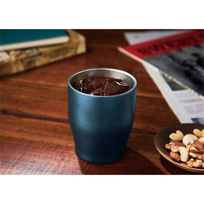 真空ステンレスカラータンブラー３５０ｍｌ（ネイビー）