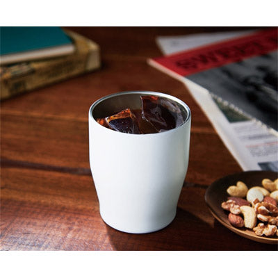 真空ステンレスカラータンブラー３５０ｍｌ（ホワイト）