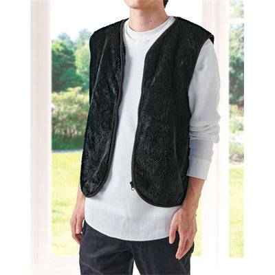 ふわふわボアベスト