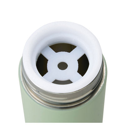 ストッパー付き真空ステンレスボトル２３０ｍｌ（グリーン）