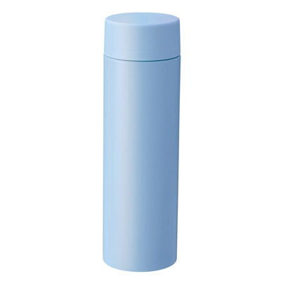 ストッパー付き真空ステンレスボトル２３０ｍｌ（ブルー）