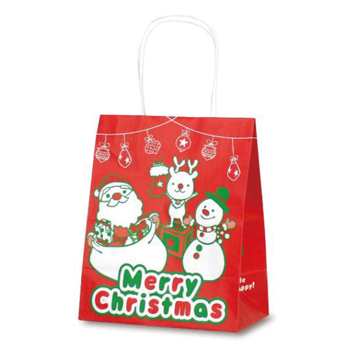 手提げ紙袋　クリスマスバスケット１枚（小）