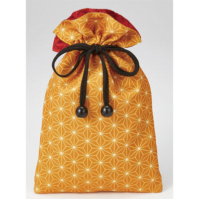 健康長寿リバーシブル巾着