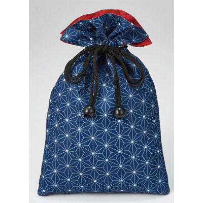 健康長寿リバーシブル巾着