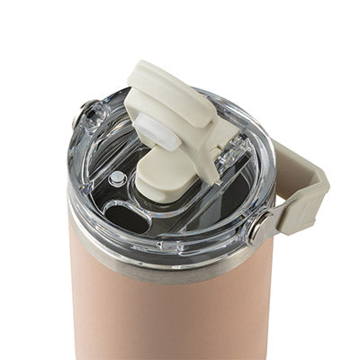 ストロー付き2WAYタンブラー(900ml)(グレー)