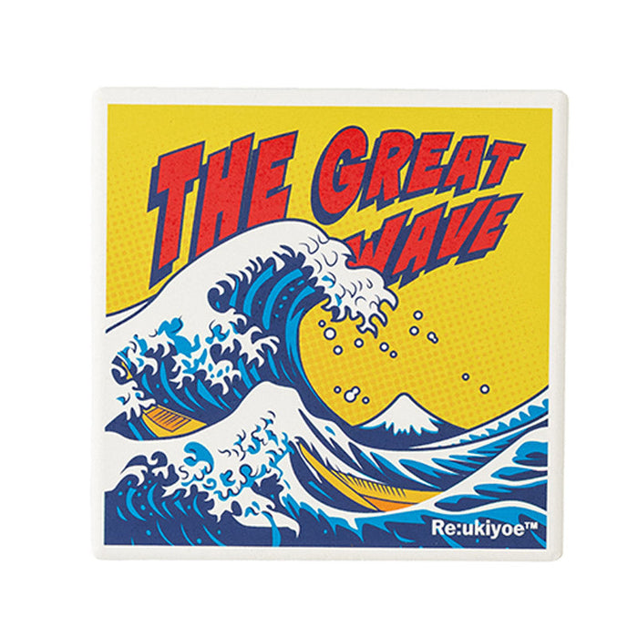 Re:ukiyoe コースター Hokusai-Great Wave