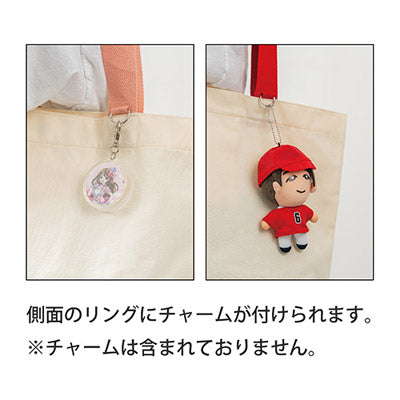 カラフルハンドルトート(オレンジ)