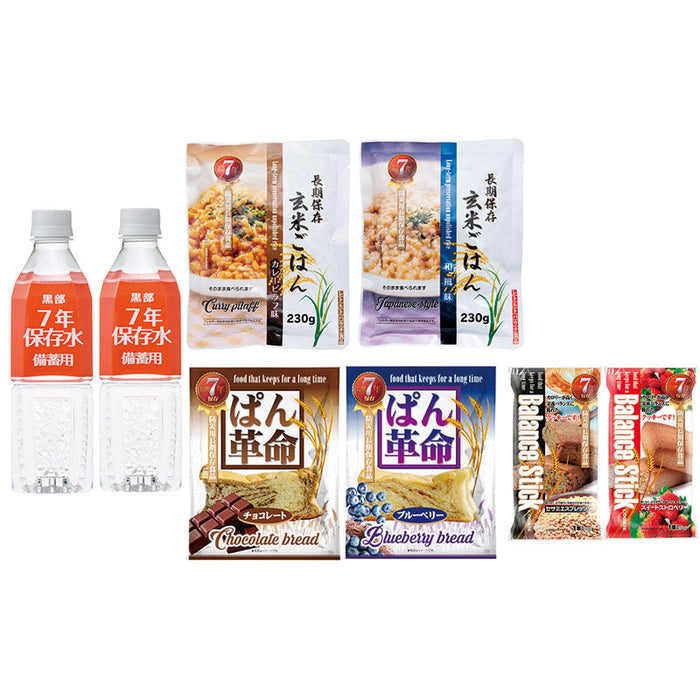 7年保存調理不要！２DAYs非常食セットネンホゾンチョウリフヨウヒジョウショク