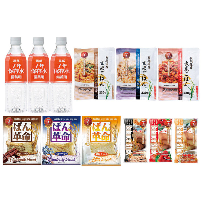 7年保存調理不要！３DAYs非常食セットネンホゾンチョウリフヨウヒジョウショク