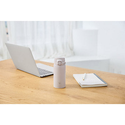 象印 ワンタッチステンレスマグ(360ml)(ソフトグレージュ)(SU-BA36)