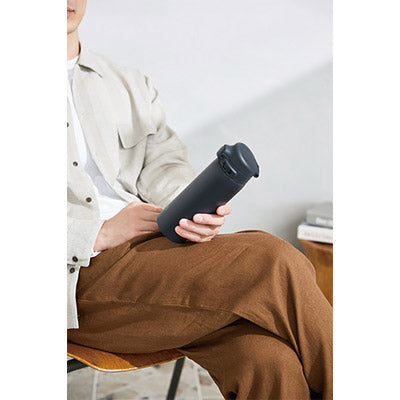 象印 ワンタッチステンレスマグ(480ml)(ミッドナイトブラック)(SU-BA48)