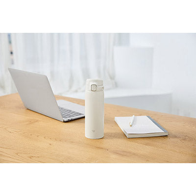 象印 ワンタッチステンレスマグ(480ml)(コクーンホワイト)(SU-BA48)