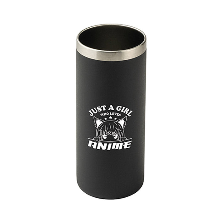 ストレートステンレスタンブラー(420ml)(黒)