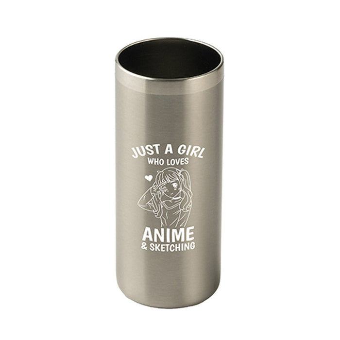 ストレートステンレスタンブラー(420ml)(シルバー)