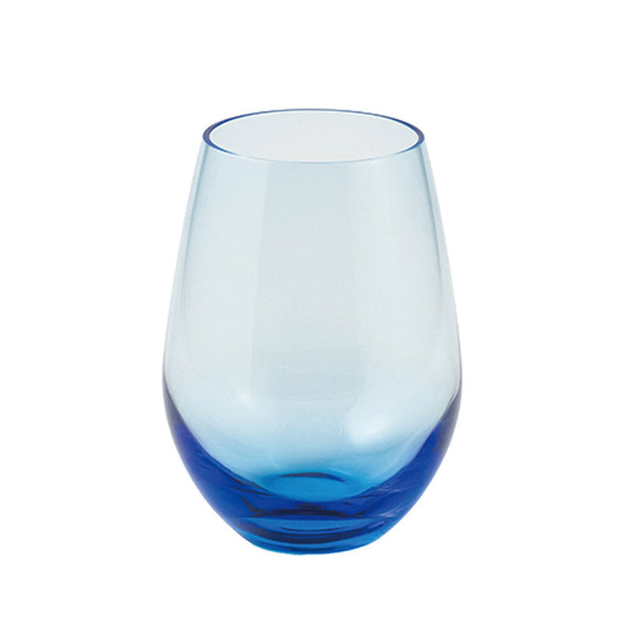グラデーションラウンドグラス(360ml)(ブルー）