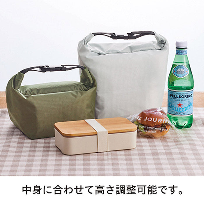 テントクロス保冷温ランチバッグ(オリーブ)