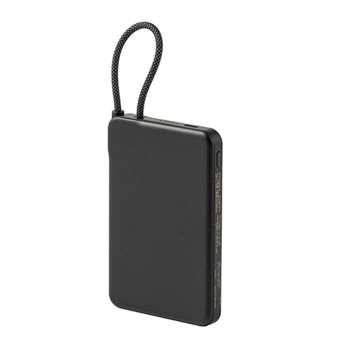 固体電池モバイルバッテリー(5,000mAh)(黒)